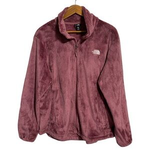 The North Face Dusty Rose Pink Osito Raschel Fleece Full Zip Jacket Size XXL
